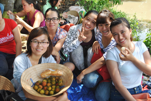 Green Day: Crunch plantation in Phu An in Vietnam